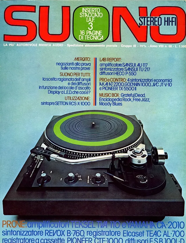 Suono n° 68 rivista numero singolo hi-fi vintage