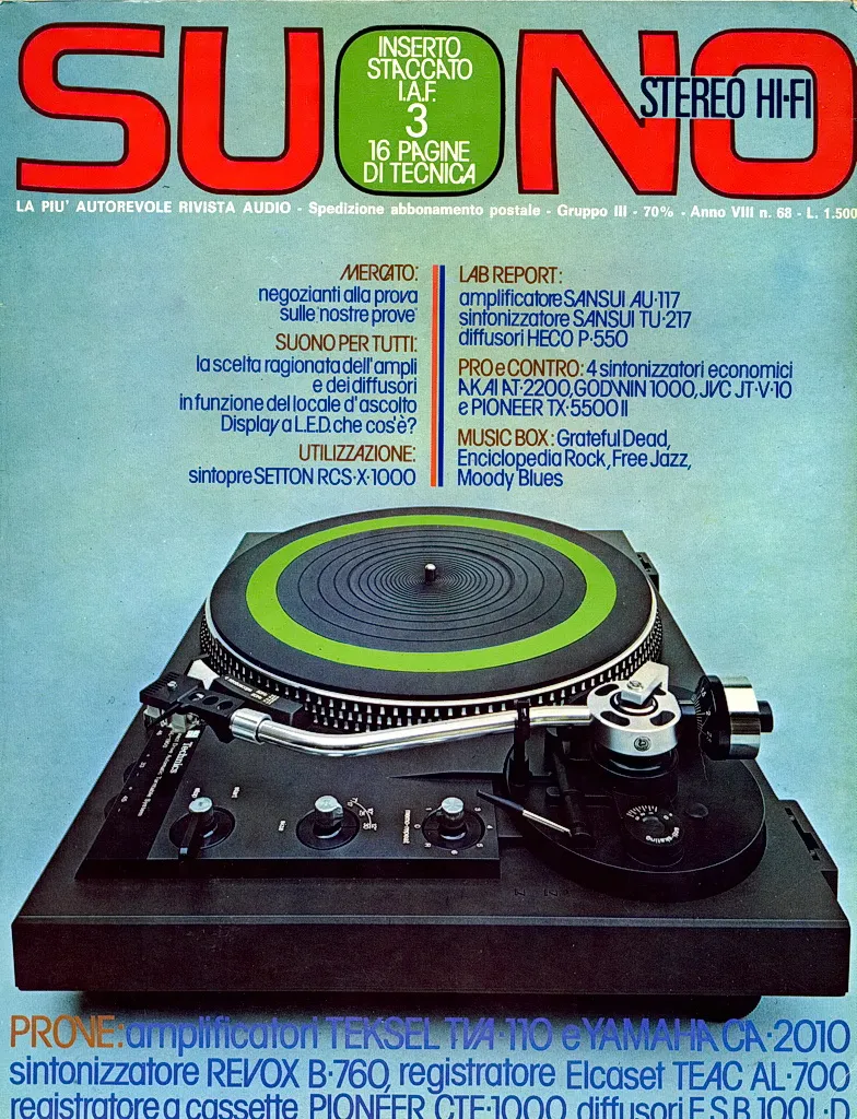 Suono n° 68 rivista numero singolo hi-fi vintage