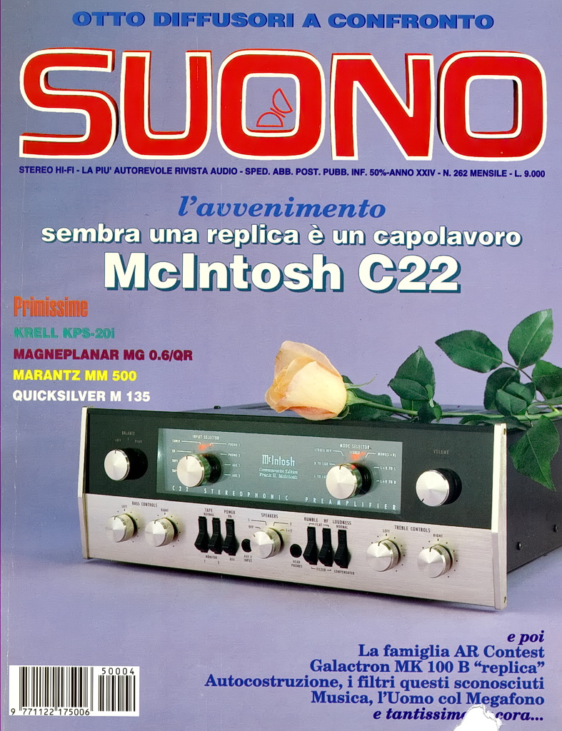 Suono n° 262 rivista numero singolo alta fedeltà
