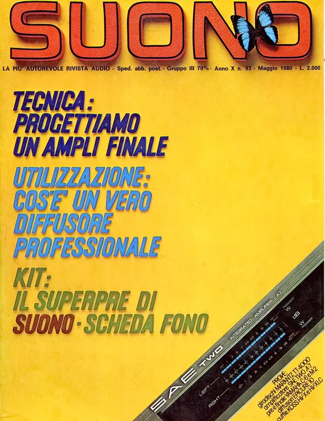 Suono n° 93 rivista numero singolo arretrato hi-fi