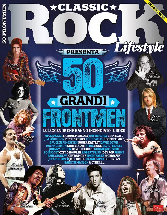 Sprea 50 grandi frontmen speciale rivista numero singolo