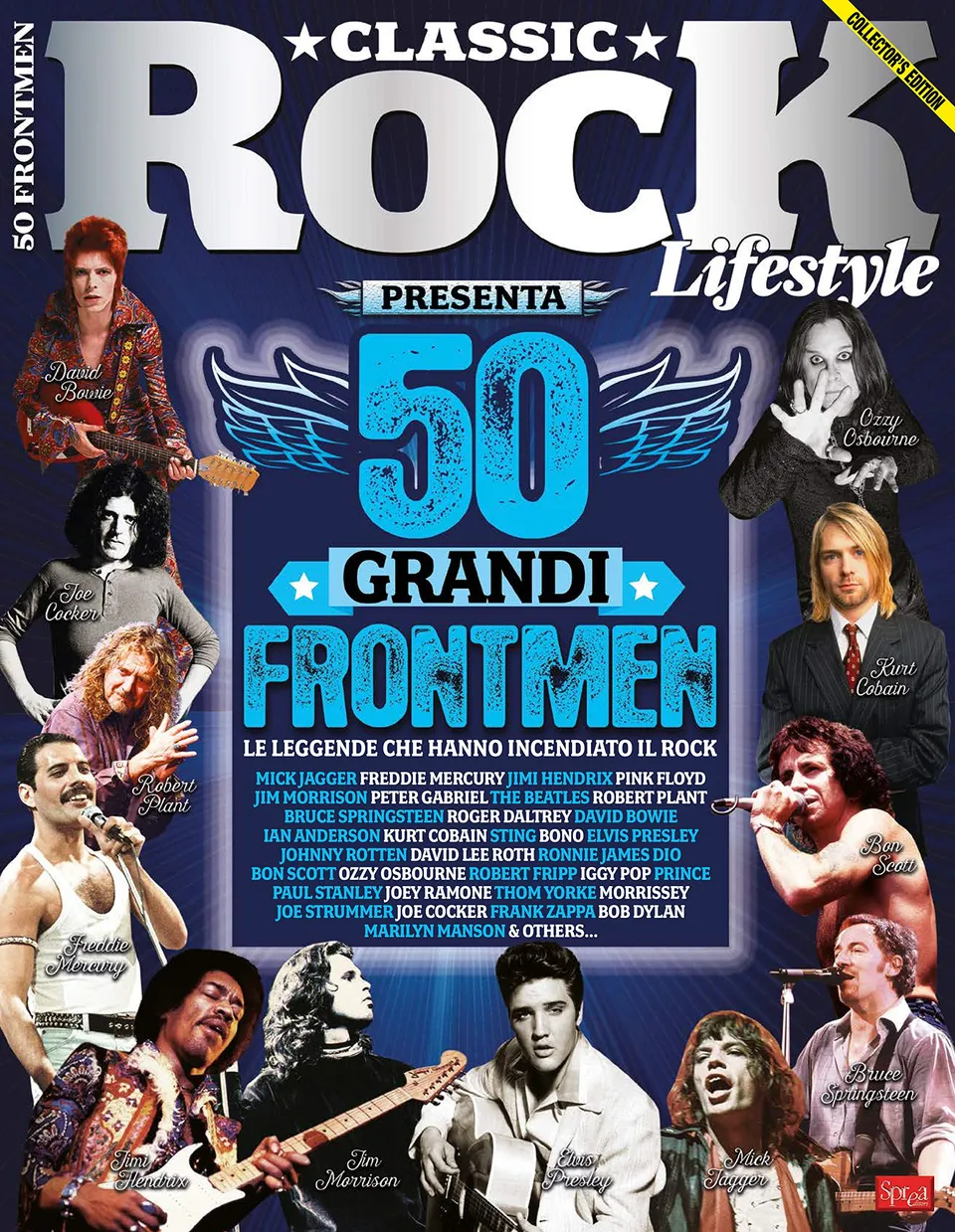 Sprea 50 grandi frontmen speciale rivista numero singolo