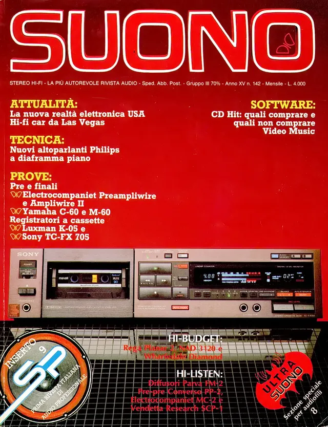 Suono n° 142 rivista numero singolo hi-fi