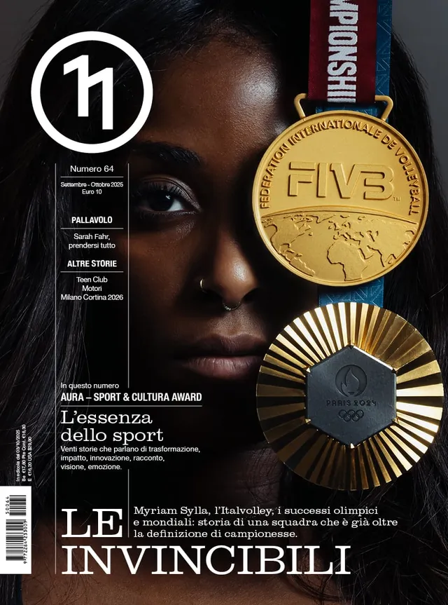 Undici N°64 rivista numero singolo volley Sylla Fahr
