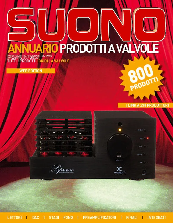 Annuario Suono n° 529 bis digitale valvole