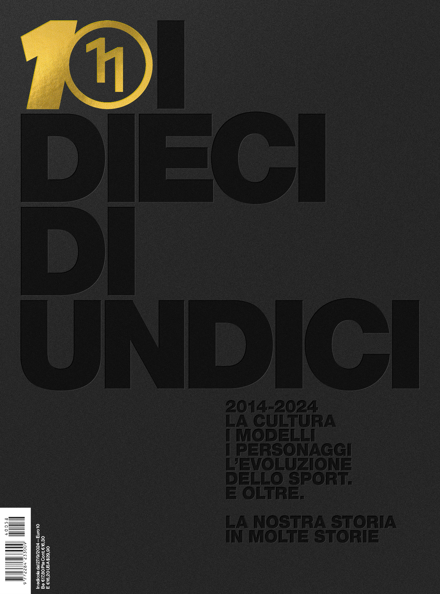 Undici n°58 Speciale Dieci rivista calcio