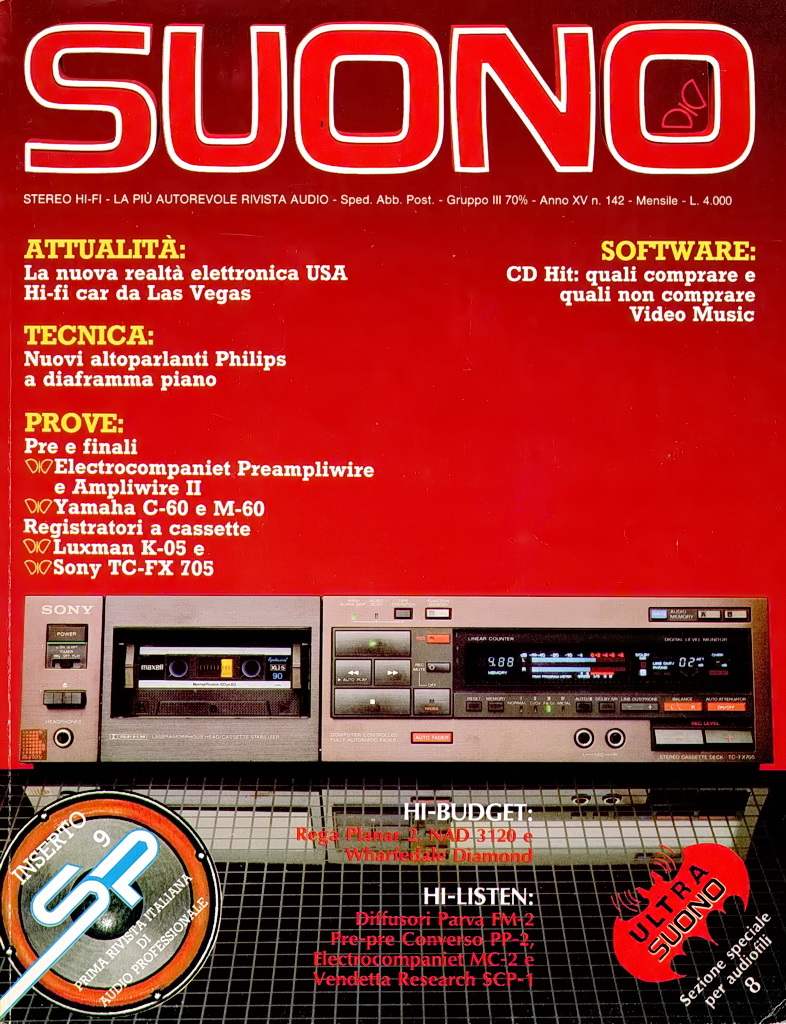 Suono n° 142 rivista numero singolo hi-fi