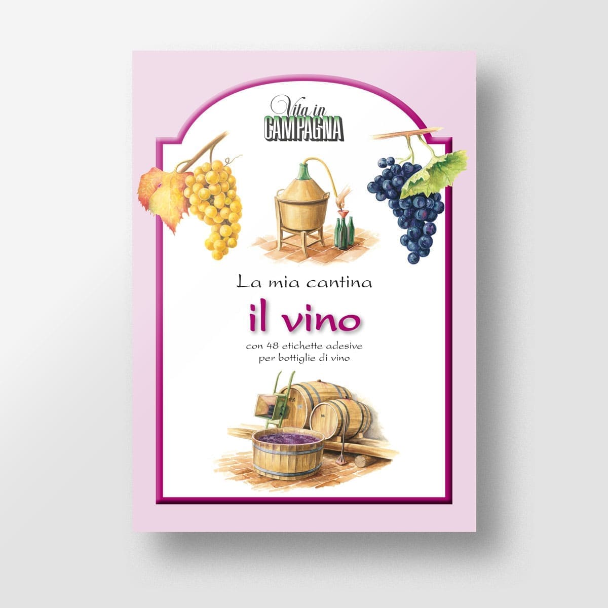 Mad Multifunzionalità La mia cantina – Il vino volumetto etichette