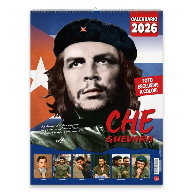 Sprea Che Guevara 2026 calendario da parete con foto a colori