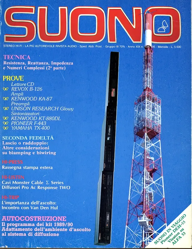 Suono n° 194/195 rivista numero singolo arretrato hi-fi