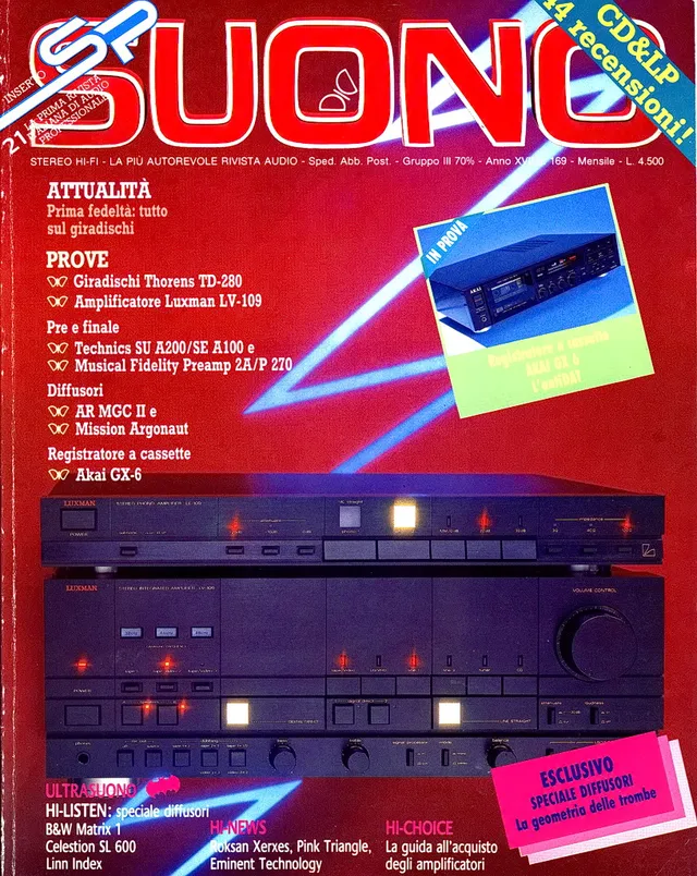 Suono n° 169 rivista numero singolo hi-fi