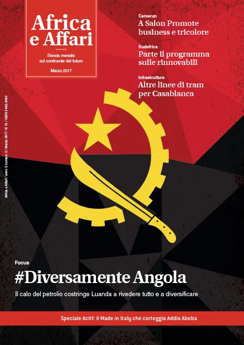 Africa Affari marzo 2017 Diversamente Angola rivista singolo digitale