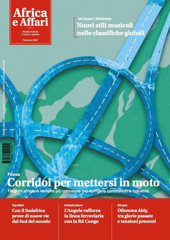 Africa Affari Edizione cartacea febbraio 2024 Corridoi rivista commercio