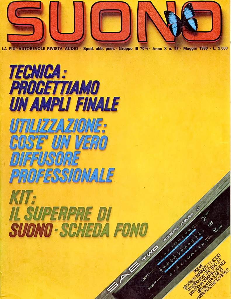 Suono n° 93 rivista numero singolo arretrato hi-fi