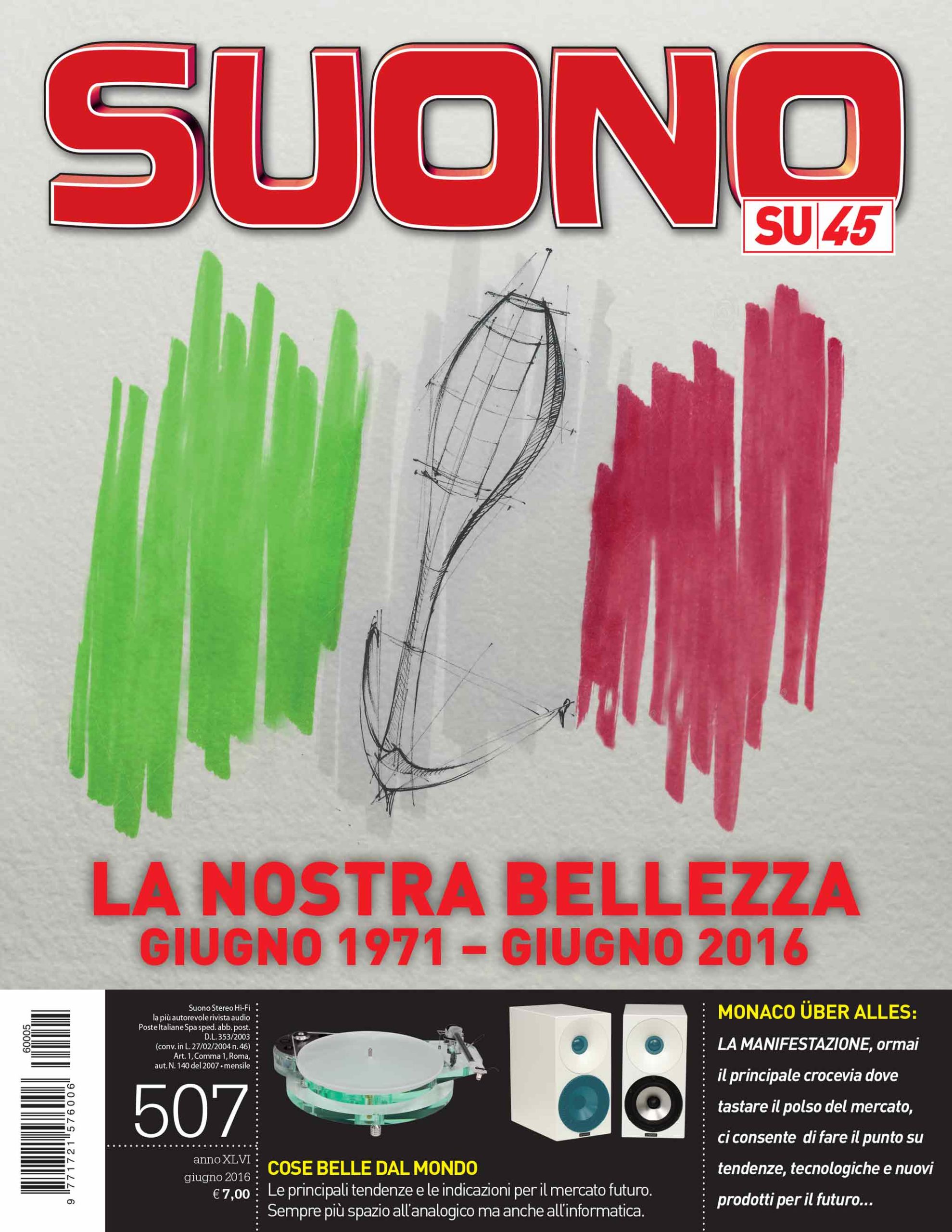 Suono n° 507 rivista cartacea 45 anni testata