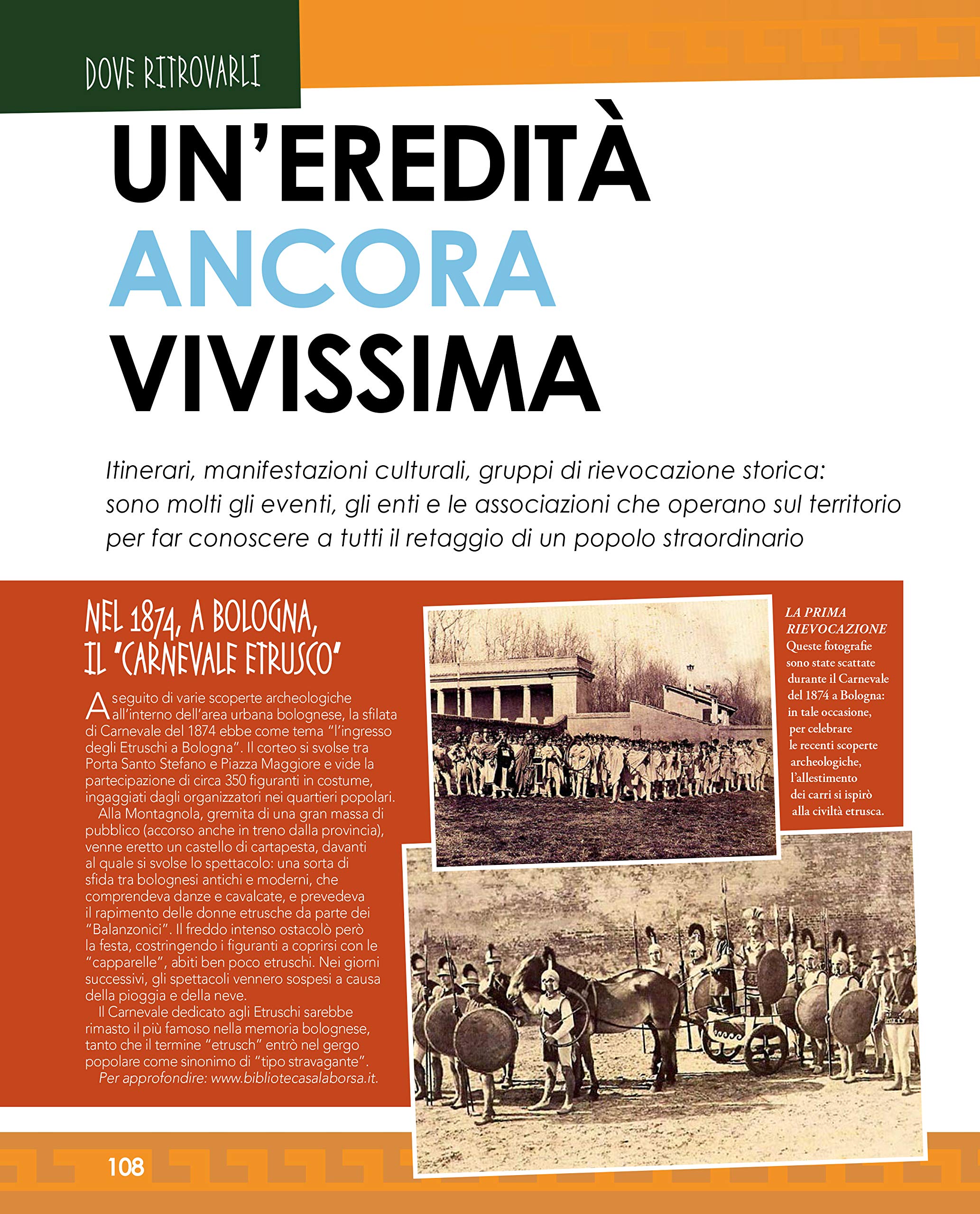 Sprea Speciali d'approfondimento Vivere al tempo degli Etruschi rivista