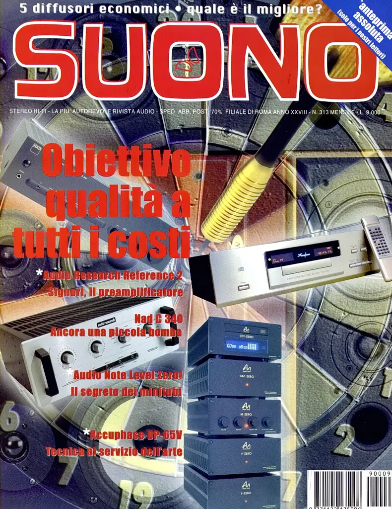 Suono n° 313 rivista numero singolo test diffusori