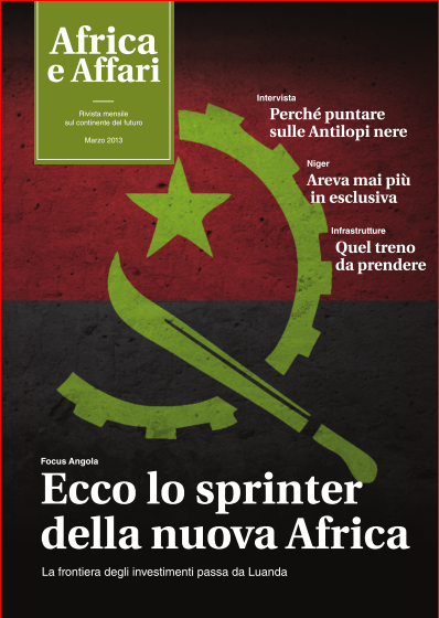 Africa Affari marzo 2013 rivista digitale Angola sprinter Africa
