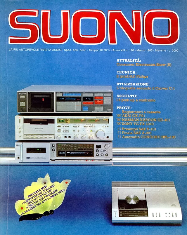 Suono n° 120 rivista numero singolo hi-fi vintage