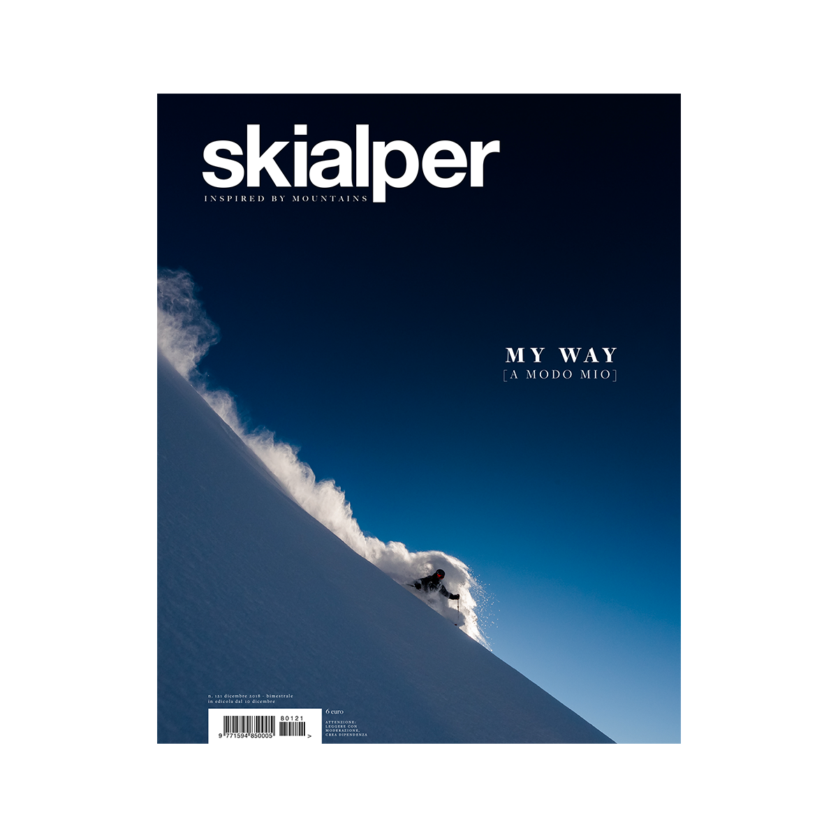 Skialper n.121 rivista numero singolo 192 pagine