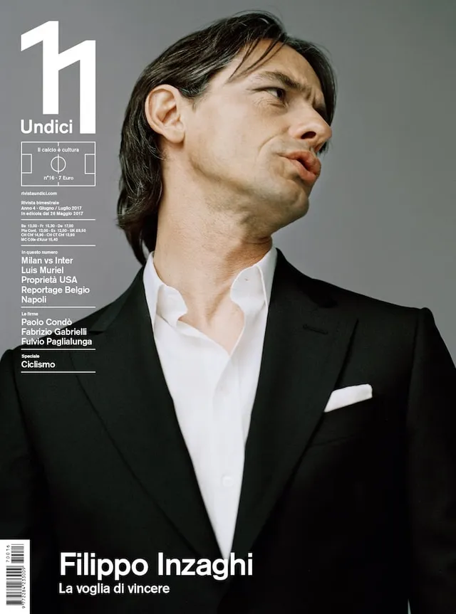 Undici Magazine n°16 rivista numero singolo Inzaghi