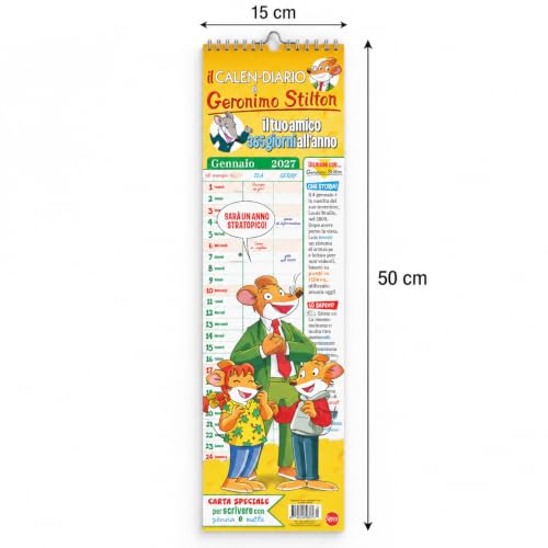 Geronimo Stilton Calendario-Agenda 2027 calendario bambini