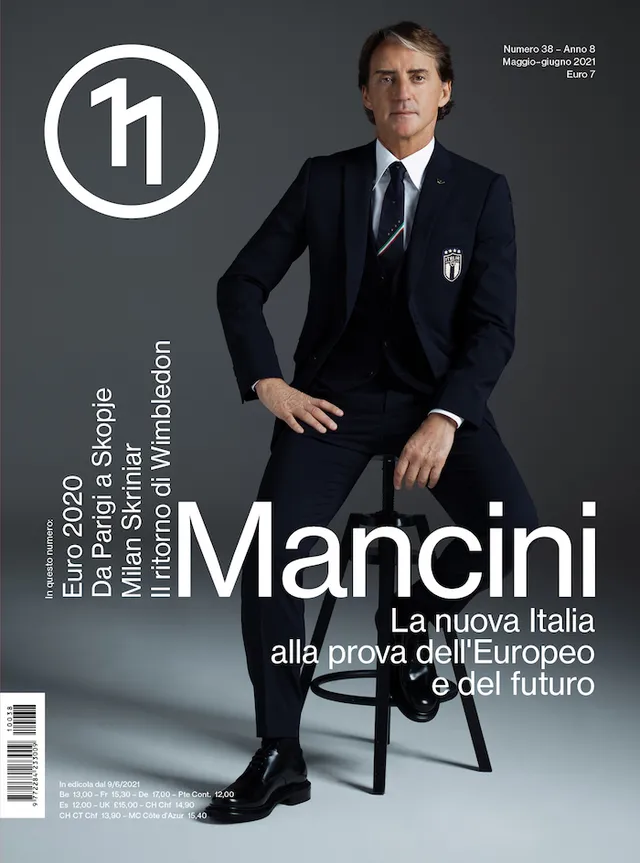 Undici n°38 rivista calcio numero singolo Mancini Euro 2020