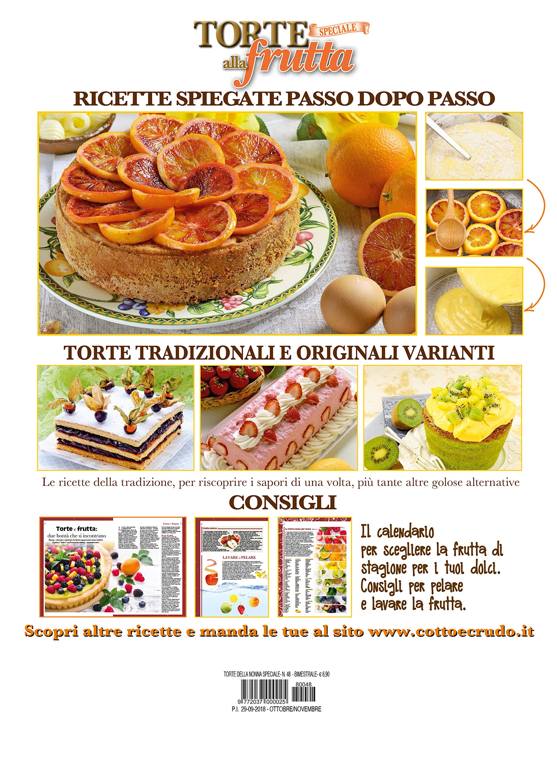 Sprea Torte alla frutta rivista numero singolo cucina