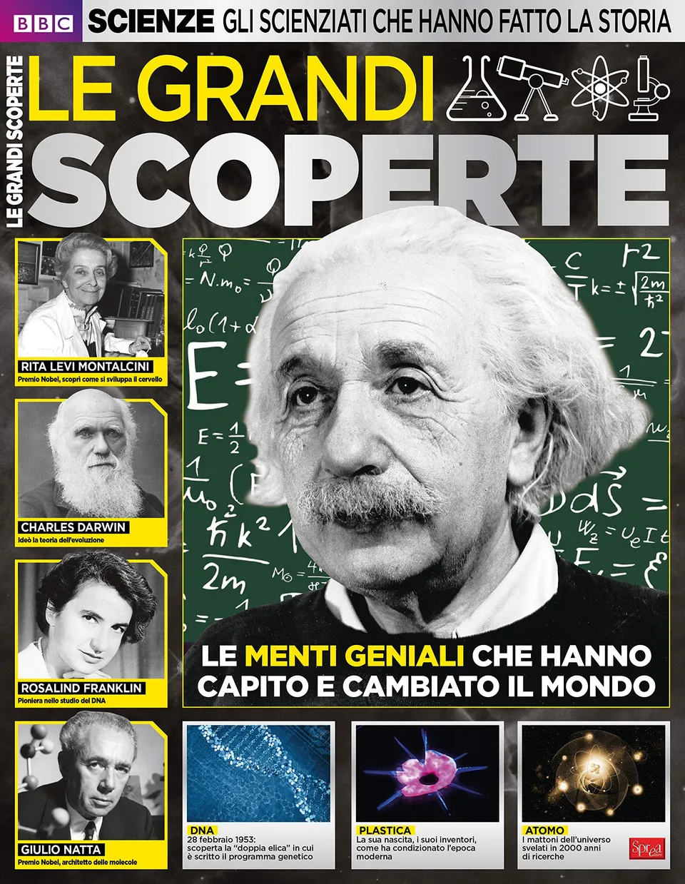 Sprea Le grandi scoperte rivista numero singolo scienza