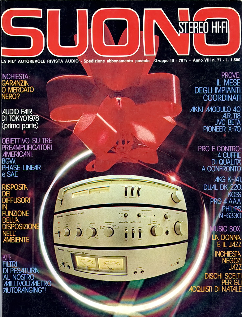 Suono 77 rivista numero singolo arretrato hi-fi