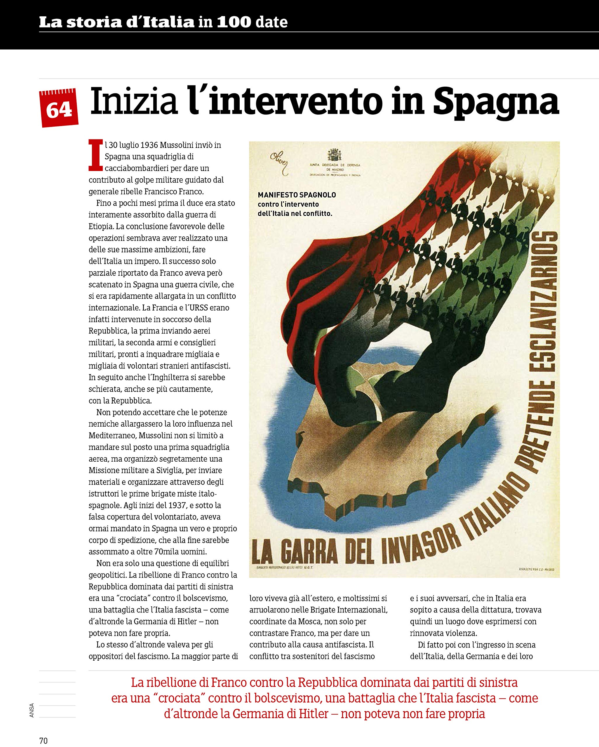 Sprea Speciali Gloriosa Storia d'Italia rivista numero singolo