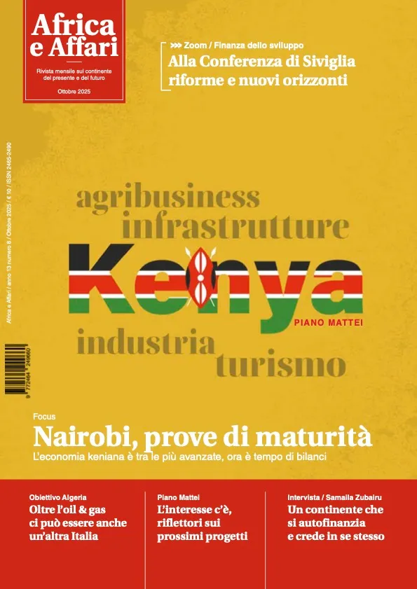 Africa Affari ottobre 2025 Nairobi rivista digitale numero singolo