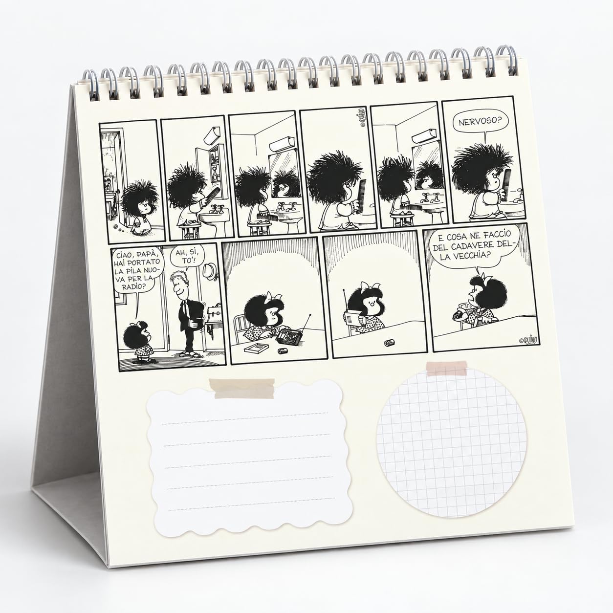 Sprea Mafalda Calendario tavolo 2027 fumetto Quino