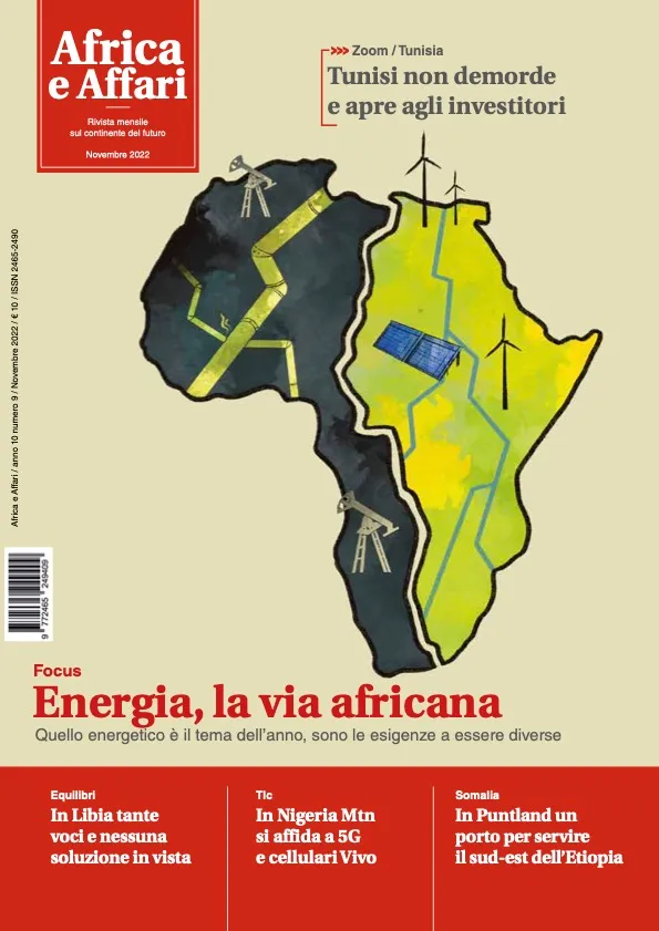 Africa Affari novembre 2022 Energia via africana rivista singolo digitale