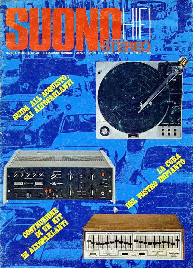 Suono n° 4 rivista numero singolo hi-fi